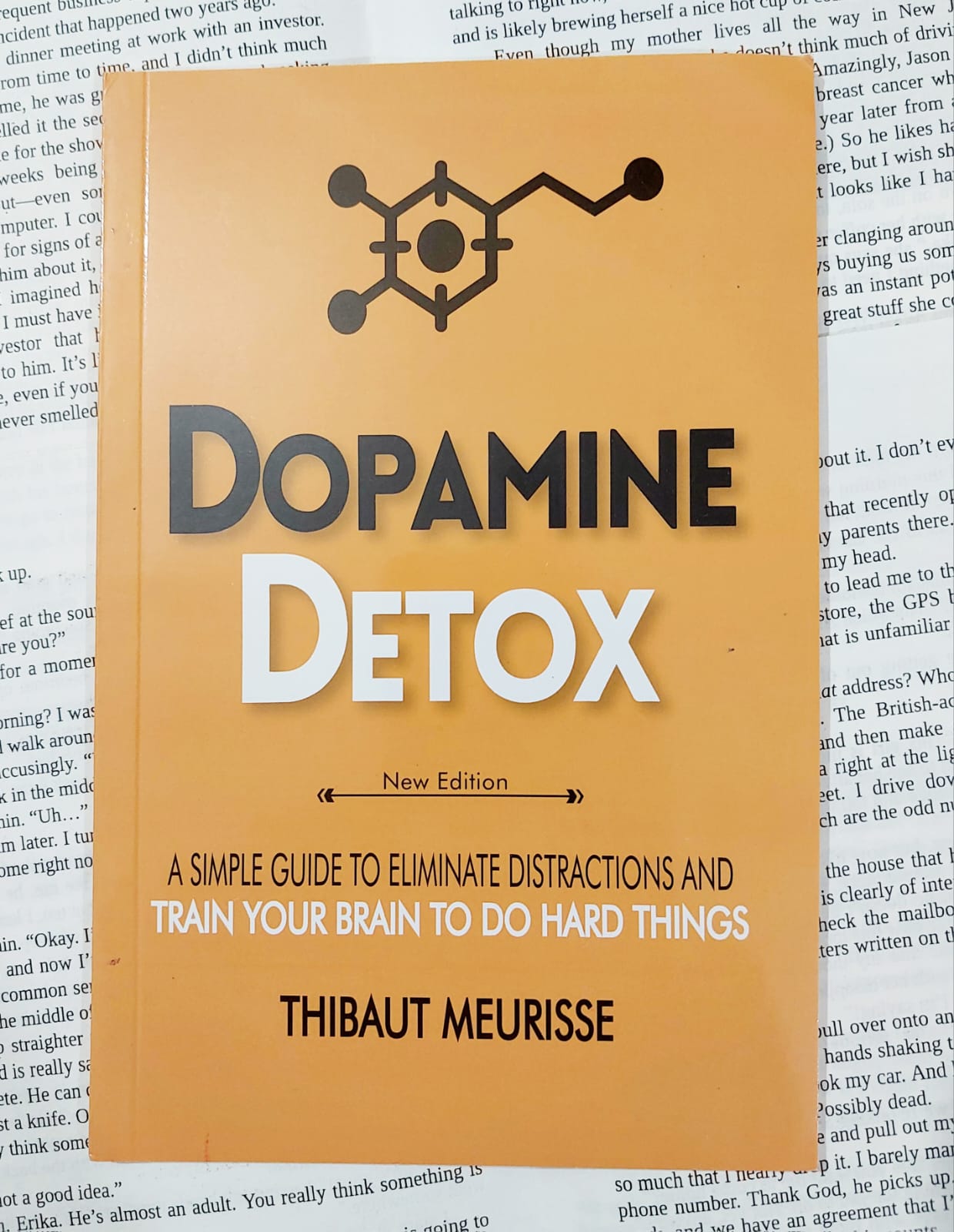 Picture of Dopamine Detox : A Short Guide to Remove Distractions and Get Your Brain to Do Hard Things by Thibaut Meurisse