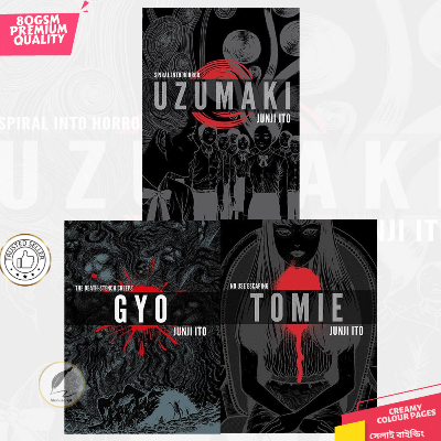 Picture of Junji Ito Collection Bundle of 3 Books (Uzumaki, Tomie, Gyo) - Premium - Paperback