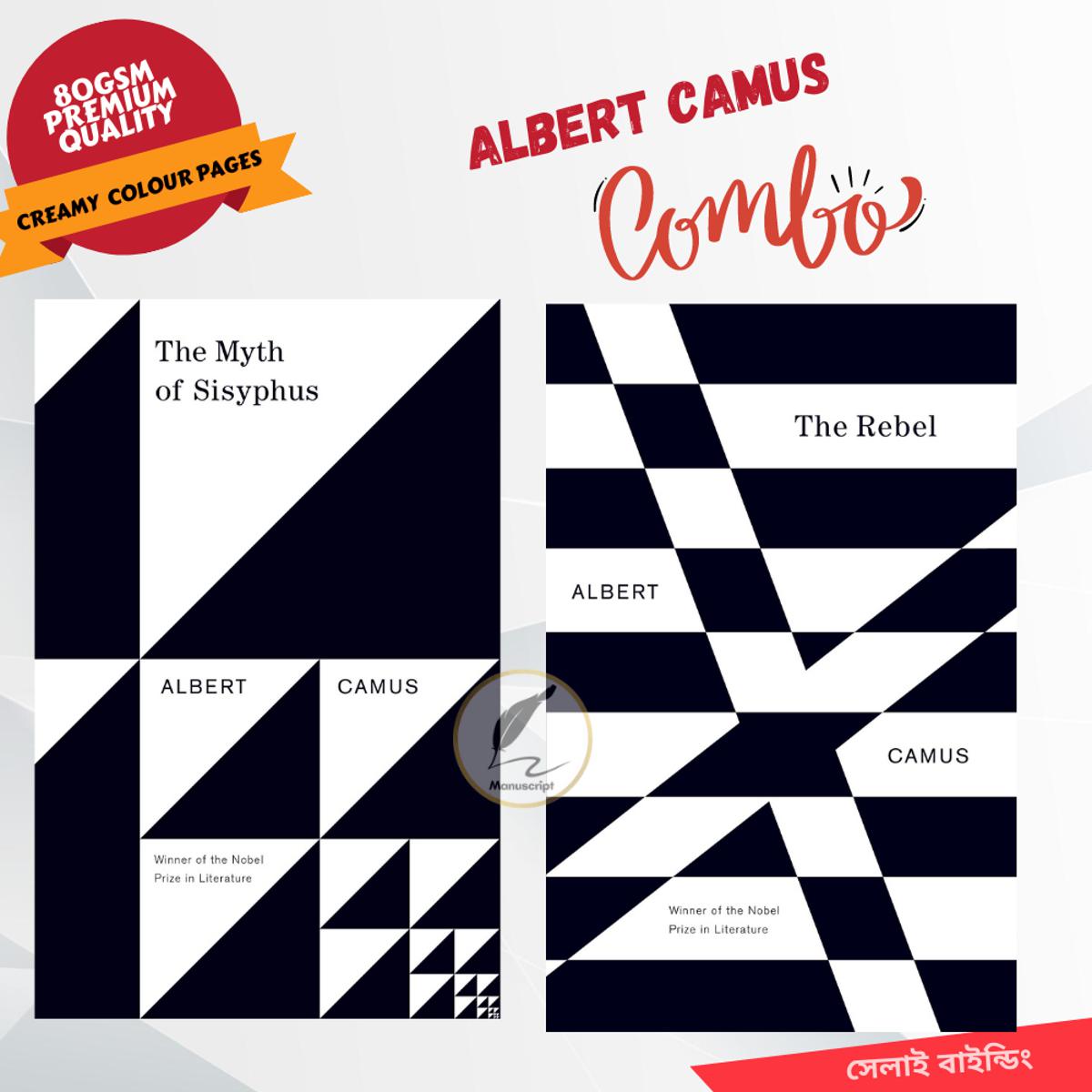 Picture of Albert Camus Combo (The Myth of Sisyphus +The Rebel: An Essay on Man in Revolt) | Premium Quality