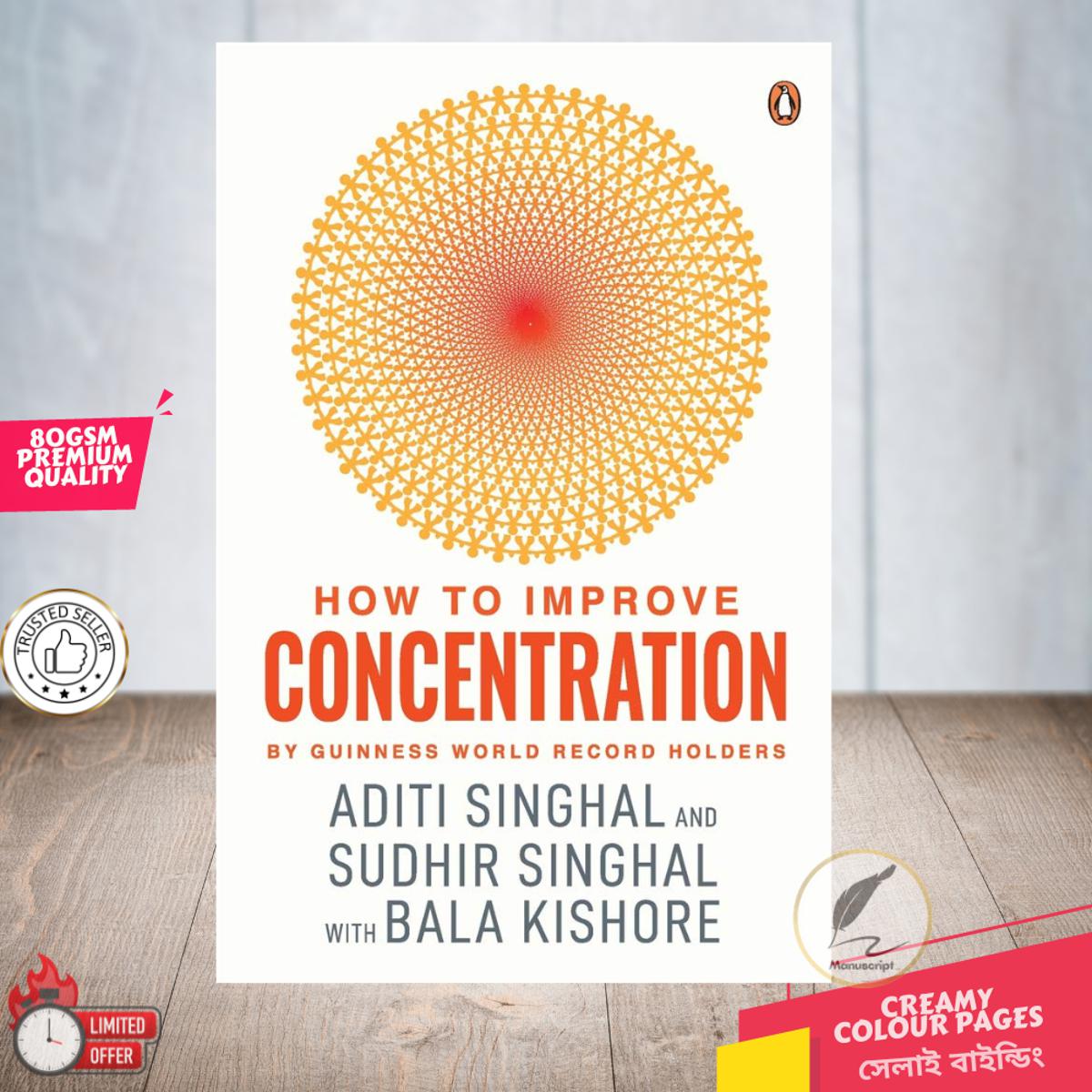 Picture of How to Improve Concentration by Aditi Singhal - Premium Quality - Paperback