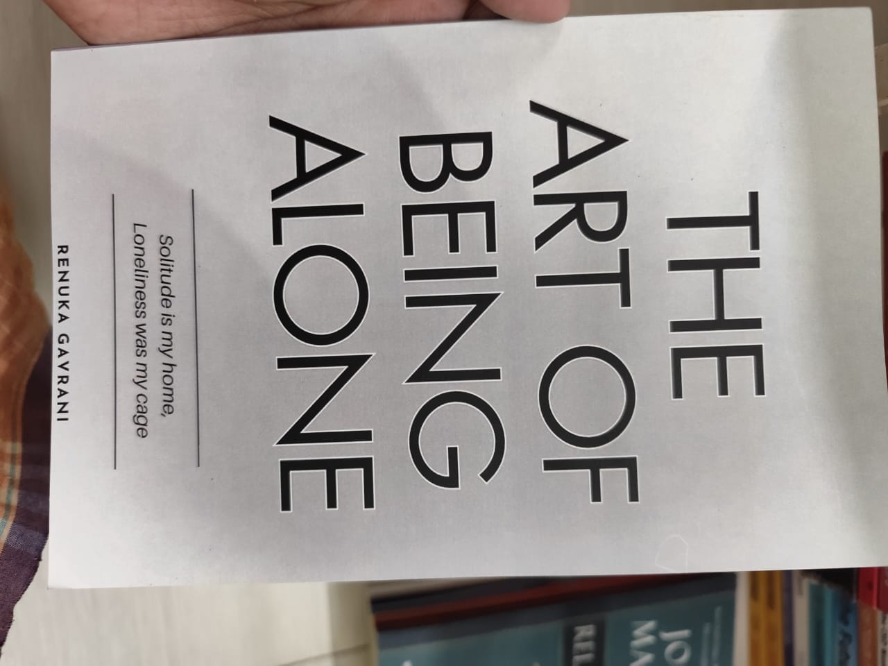 Picture of The Art of Being ALONE by Renuka Gavrani - Paperback