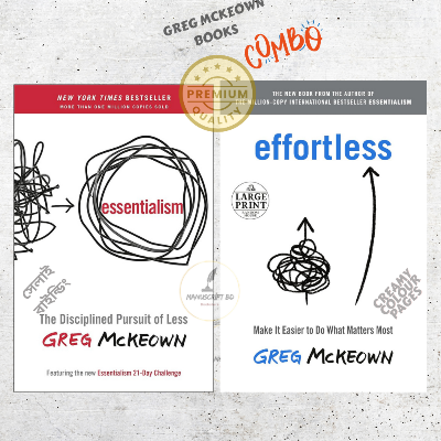 Picture of Combo of 2 Books by Greg McKeown (Essentialism & Effortless) - Premium - Paperback