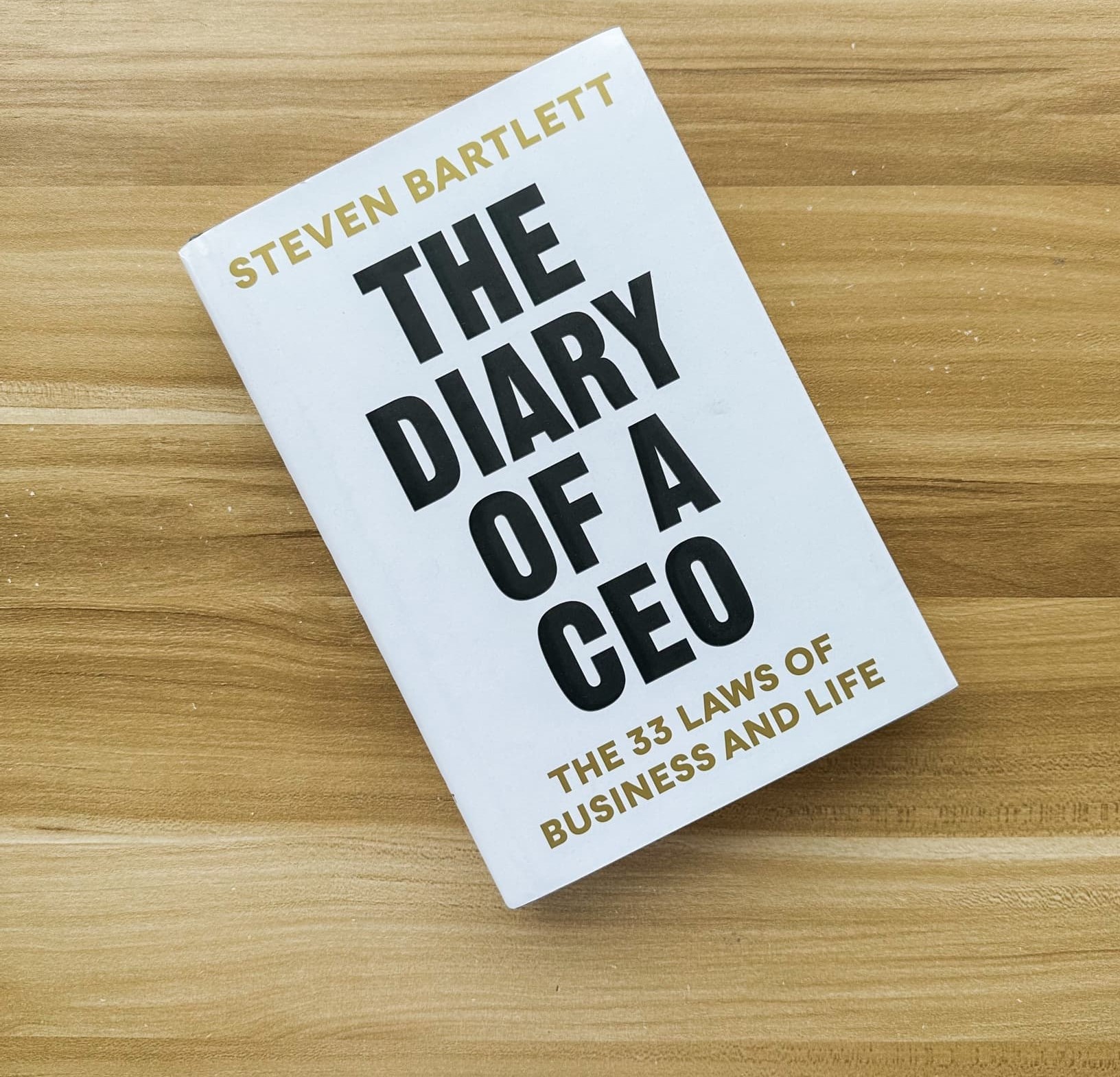 Picture of The Diary of a CEO: The 33 Laws of Business and Life by Steven Bartlett - Premium - Paperback