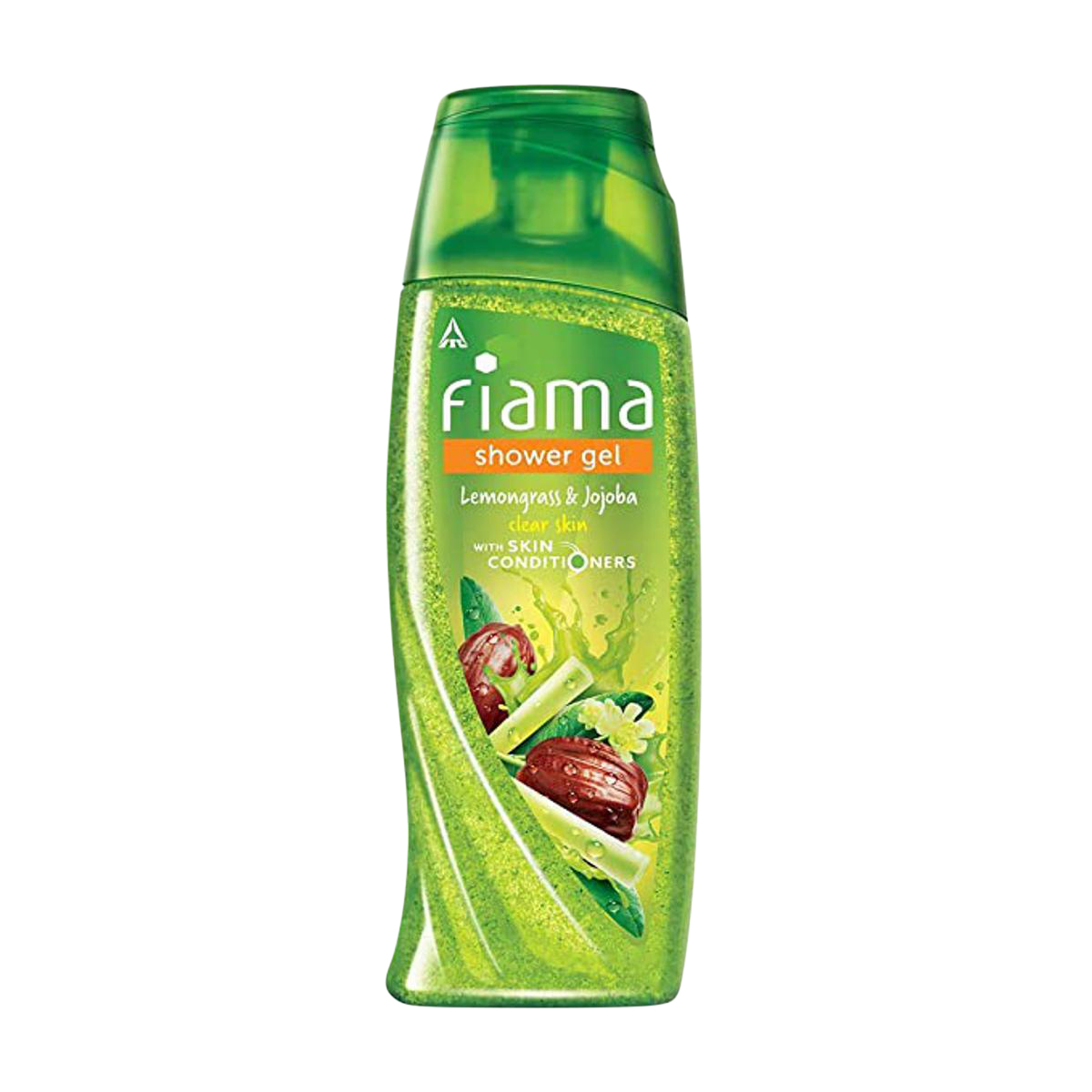 Picture of International Indian Product Fiama body wash shower gel used for male / female green color - 250 ml
