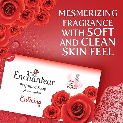 Picture of International Malaysian product Enchanteur ENTICING Soap used for male/ female - 125 gm