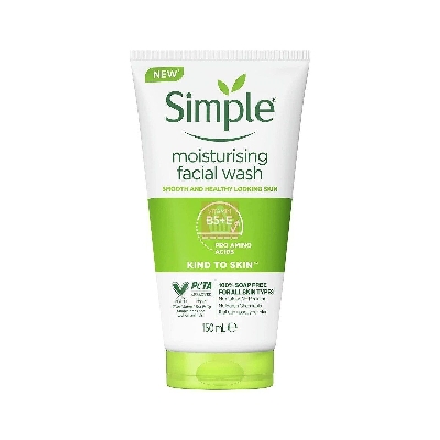 Picture of International UK product Simple moisyurising facial wash used for male/ female - 150 ml e