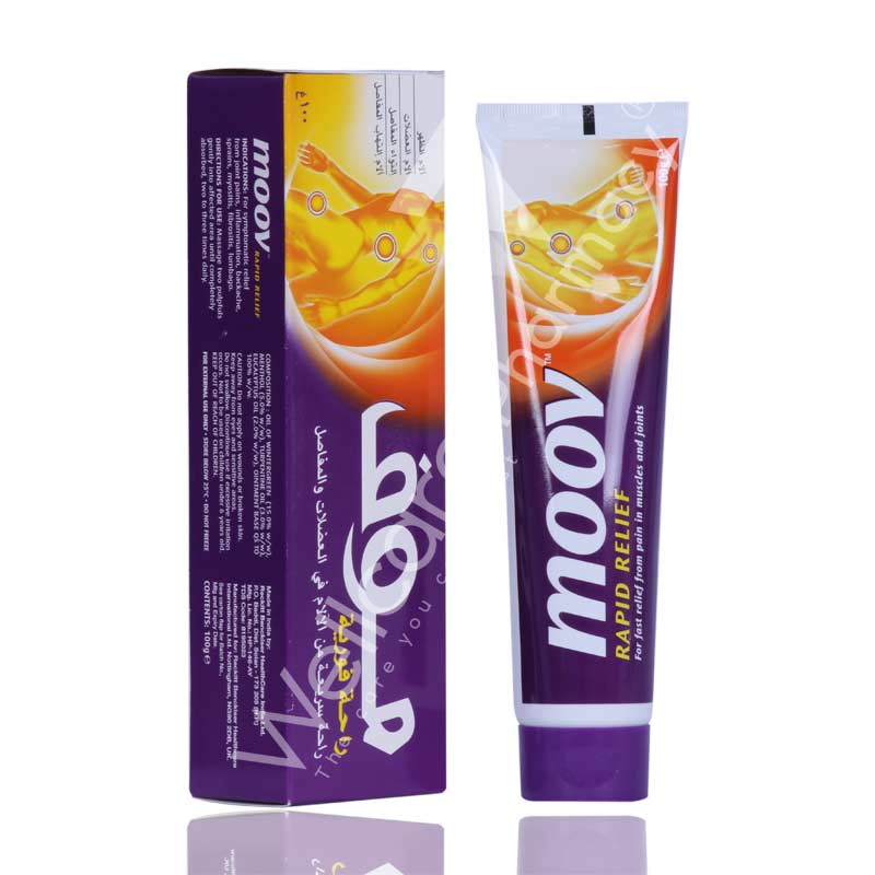 Picture of International product moov rapid relief for fast relief from pain in muscles and joints - 100 gm