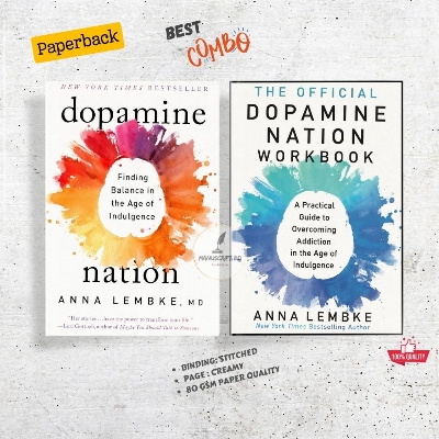 Picture of Anna Lembke 2 books Combo (The Official Dopamine Nation Workbook & Dopamine Nation) - Premium - Paperback