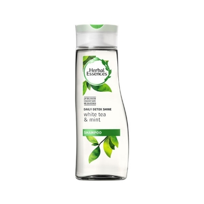 Picture of International Thailand product hair care Herbal Essences DAILY DETOX SHINE white tea and mint shampoo used for male/ female - 400 ml