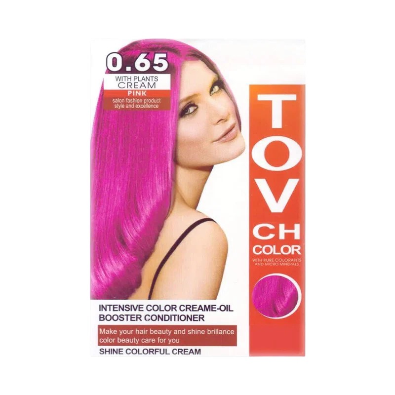 Picture of International Hair styling China product TOVCHCOLOR hair color used for male / female shade no 0.65 - 80 ml X 2