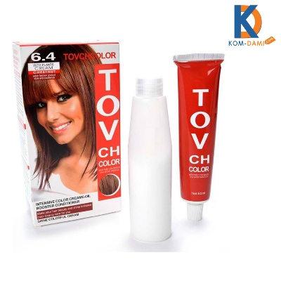 Picture of International Hair styling China product TOVCHCOLOR hair color used for male / female shade no 6.4 - 30 ml X 2