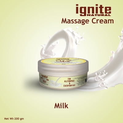 Picture of BSTI Approved Indian product Ignite body scrub Milk used for male/ female - 200 gm