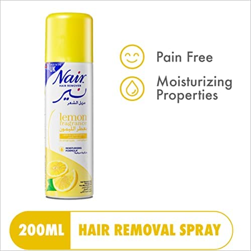 Picture of International UK product unwanted Hair removal spray Nair lemon fragrance used for male/ female - 200 ml