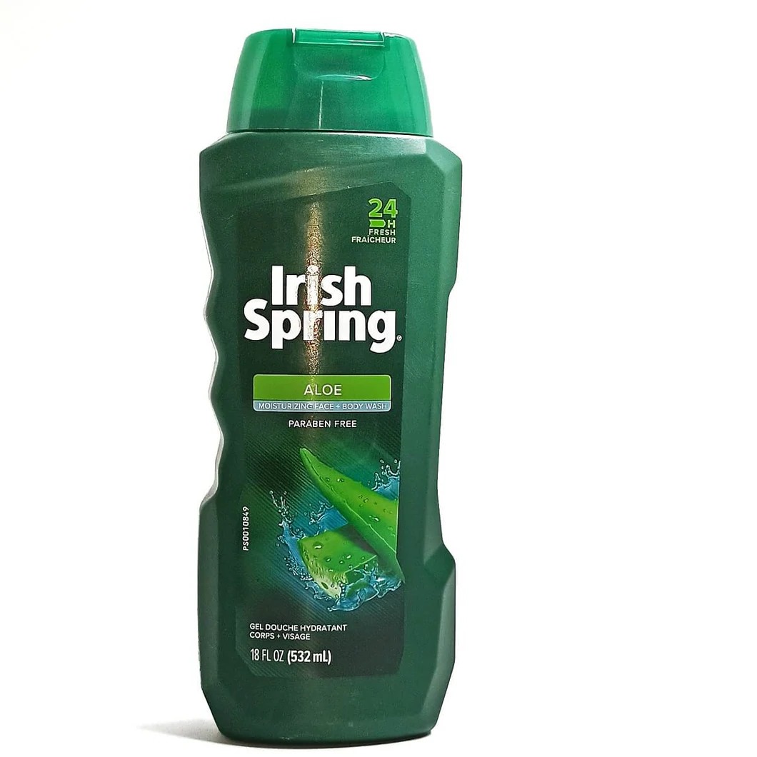 Picture of International Thailand product Body wash Shower Irish spring ALOE gel used for male female - 532 ml