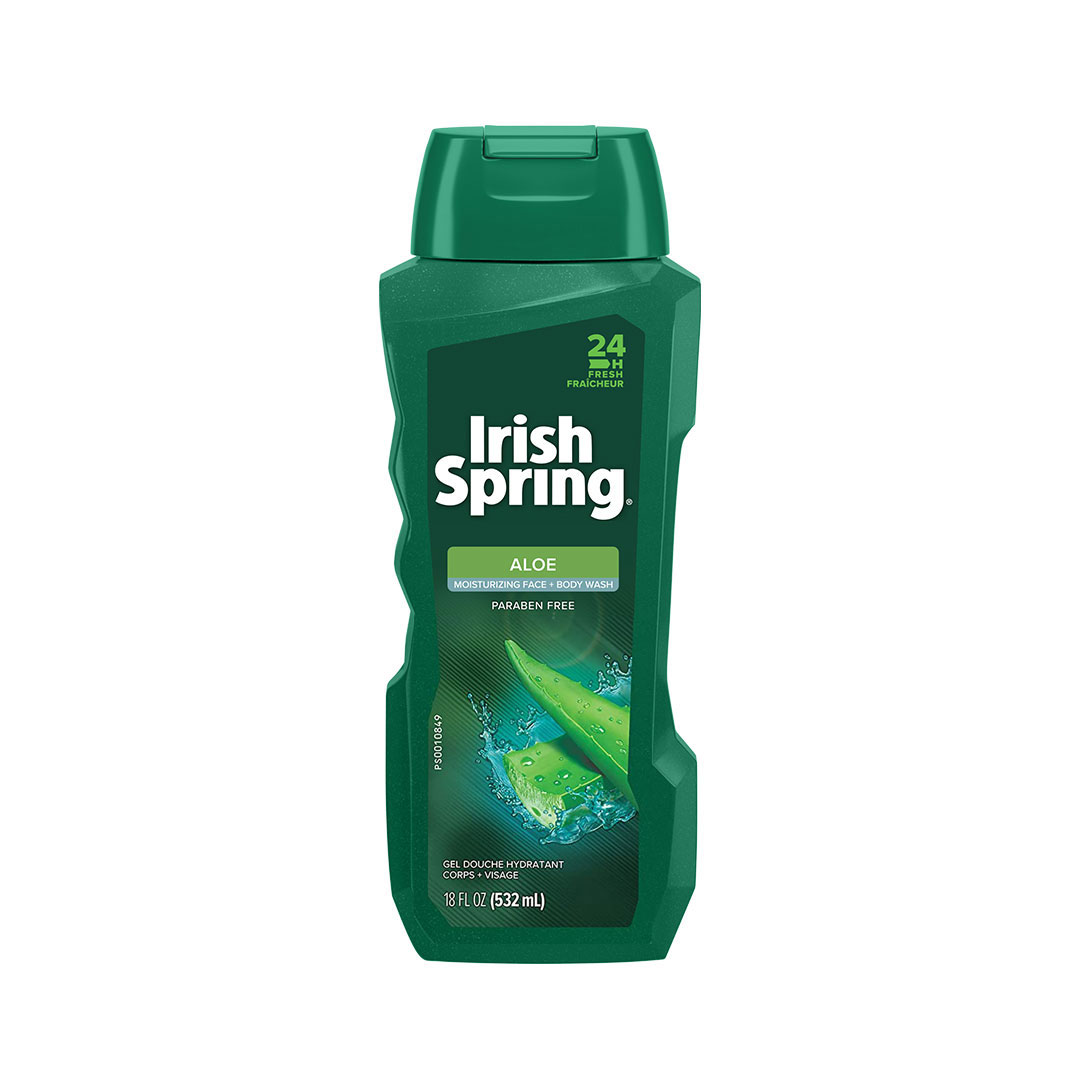Picture of International Thailand product Body wash Shower Irish spring ALOE gel used for male female - 532 ml
