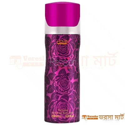 Picture of International UAE product Body spray party scent Havex Passion used for female - 200 ml