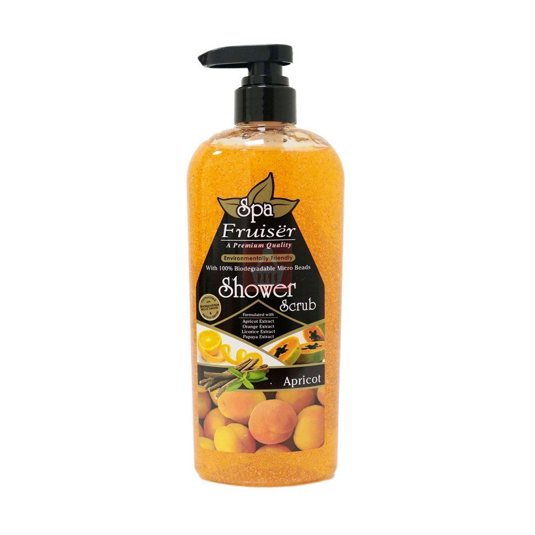 Picture of International Malaysian product Body wash Shower scrub SPA Apricot used for male / female- 730 ml