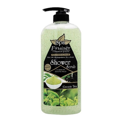 Picture of International Malaysian product Body wash Shower scrub SPA GREEN TEA used for male / female- 730 ml