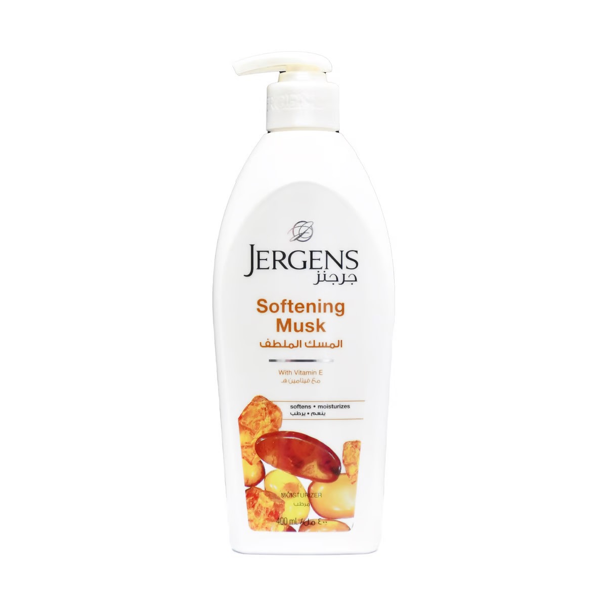 Picture of International UAE product Any season used perfumed jergens SOFTENING MUSK body lotion - 400 ml