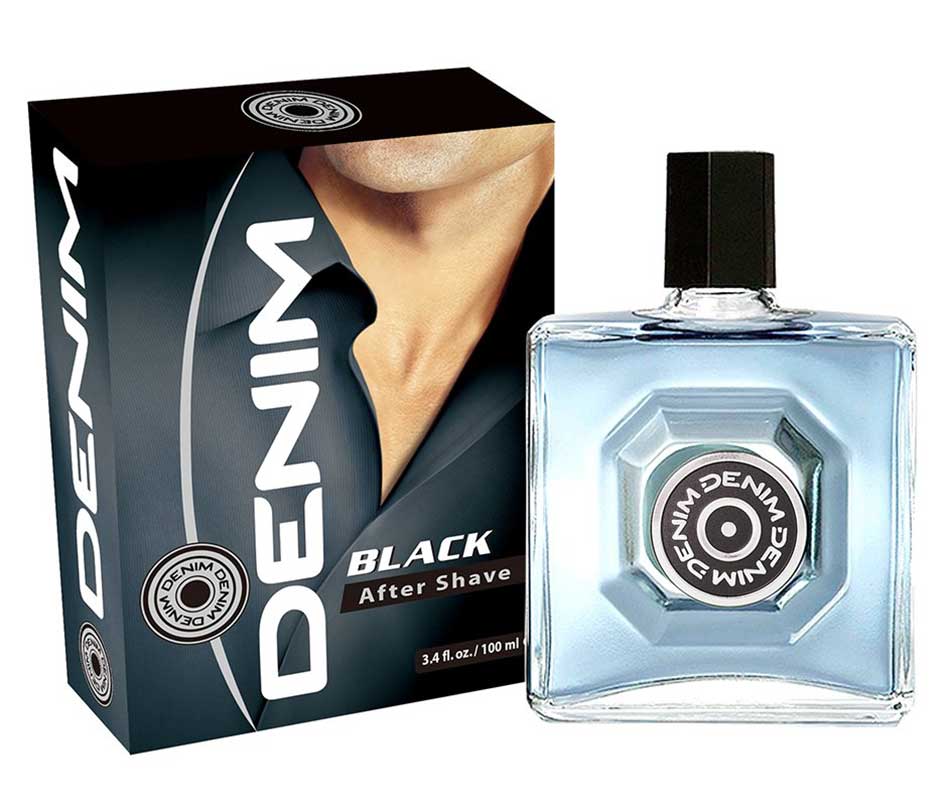 Picture of International UAE product Denim BLACK after shave used for male - 100 ml