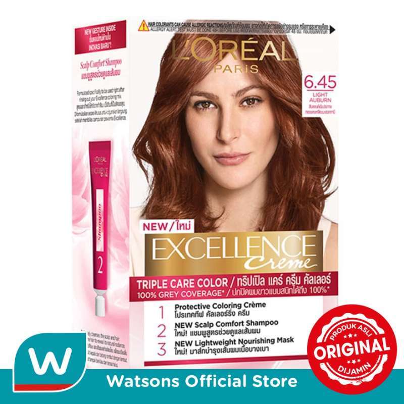 Picture of International Thailand product smart looking Hair color L'Oréal shade no 6.45 used for male/female - 205 ml