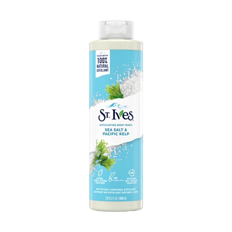 Picture of International USA product ST Ives SEA SALT & PACIFIC KELP Shower gel body wash used for Male/ female - 650 ml