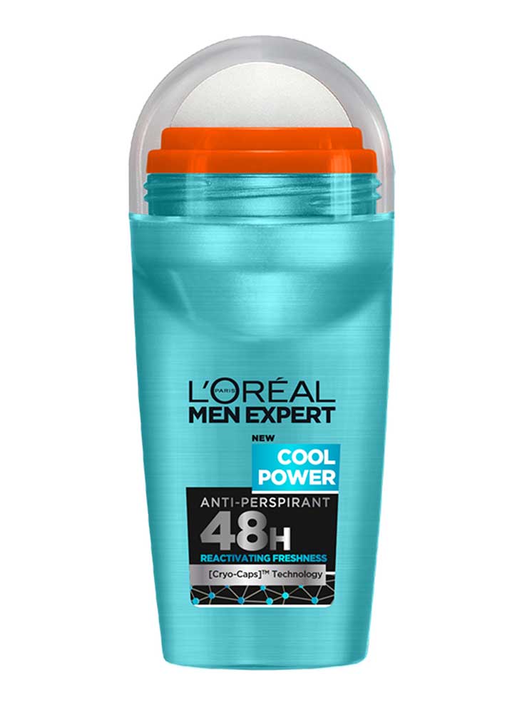 Picture of International Thailand product LOREAL cool power body deodorant Roll on for male - 50 ml Picture of International Thailand product LOREAL cool power body deodorant Roll on for male - 50 ml