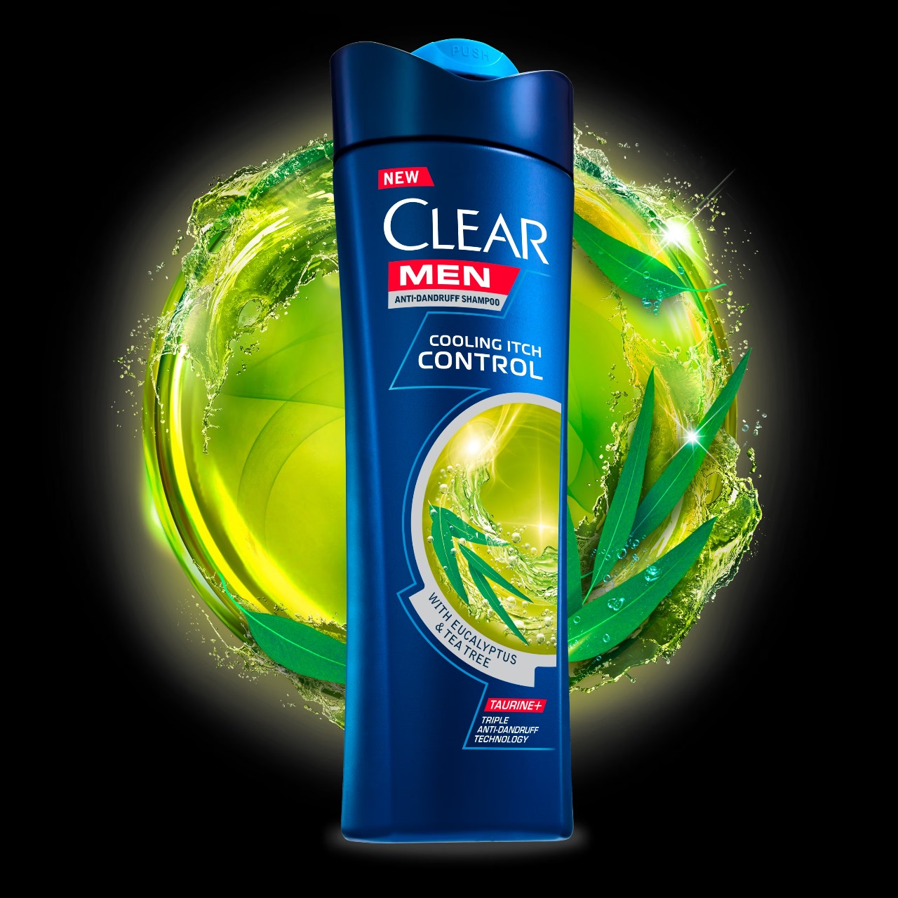 Picture of International Thailand product Hair care products Hair care shampoo Clear MEN -COOLING ITCH CONTROL- used for MEN- 320 ml