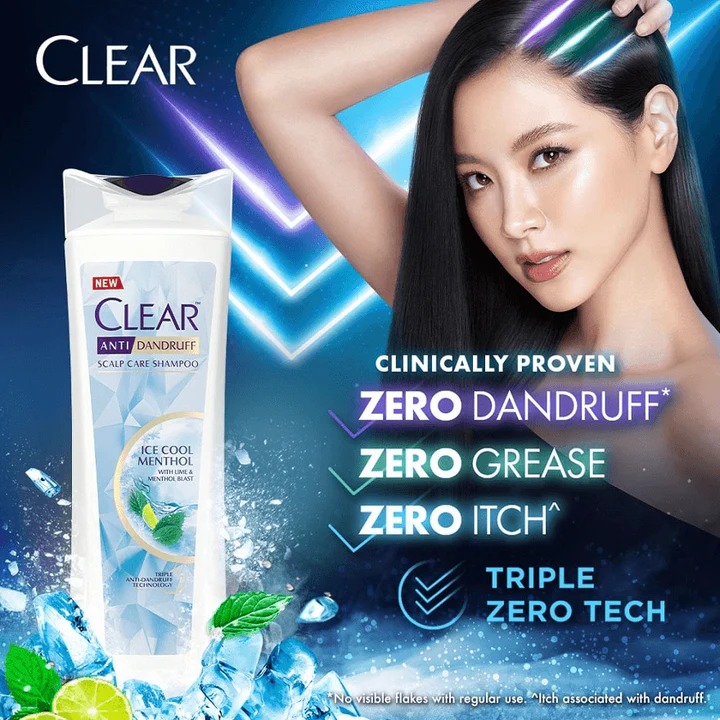 Picture of International Thailand product Hair care products Hair care shampoo Clear -ICE COOL MENTHOL- used for women- 300 ml