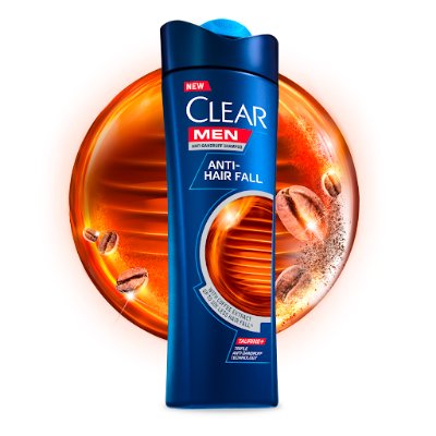 Picture of International Thailand product Hair care products Hair care shampoo Clear MEN -ANTI HAIR FALL- used for MEN- 320 ml