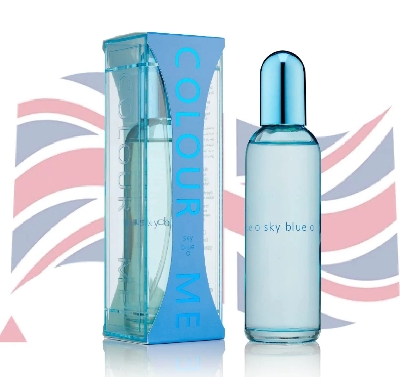 Picture of International UAE product Body perfume party scent Colour Me Sky Blue Used for female - 100 ml