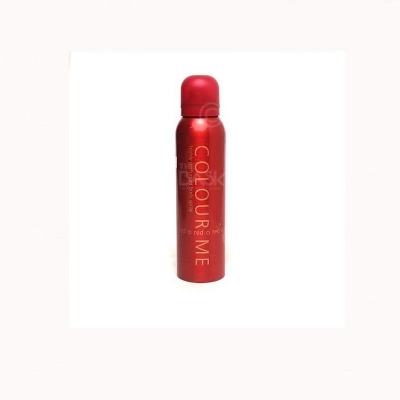 Picture of International UAE product Body Spray Colour Me Dark Red Used for female - 150 ml