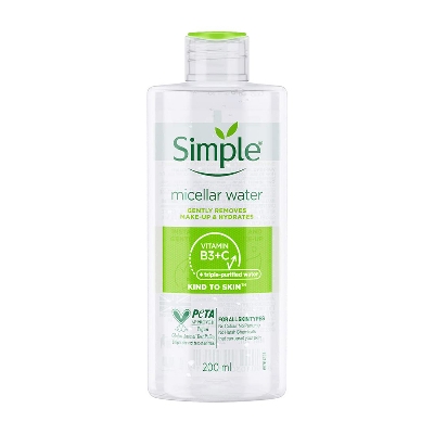 Picture of International Poland product Simple Micellar water used for male female - 200 ml