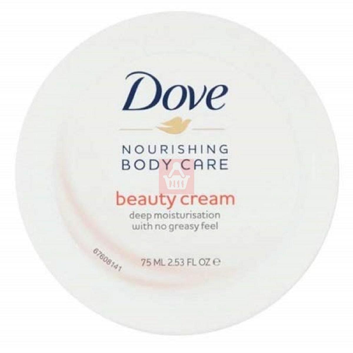 Picture of Indian product Skin Care Dove Beauty Cream used for Male/ female - 75 ml