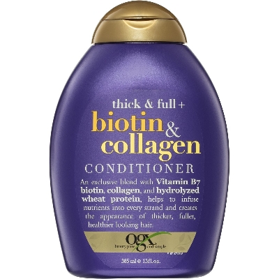 Picture of International European product Hair care Ogx thick & Full +Biotin & Collagen Conditioner used for male/ female - 385 ml