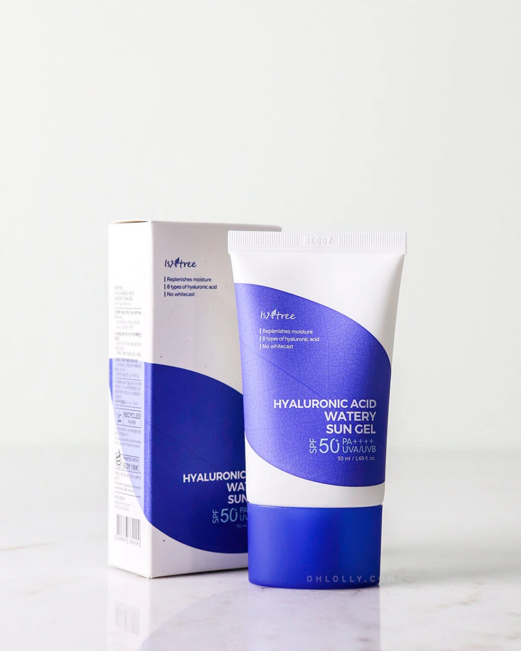 Picture of International Korean Product Skin care SUN CREAM Isntree HYALURINIC ACID WATERY SUN GELSPF 50+ used for male/female - 50 ml