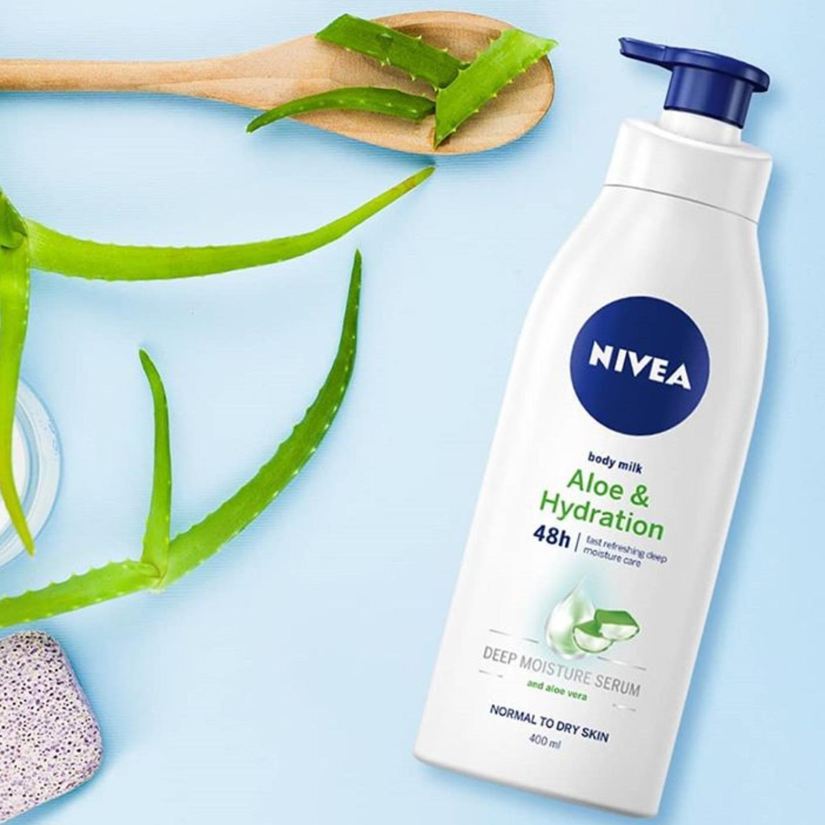 Picture of International Germany product Nivea Aloe Hydration Body Lotion used for male/ female - 400 ml