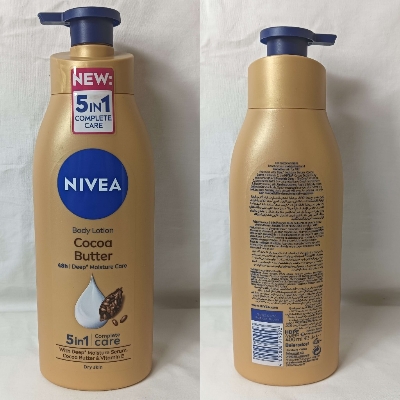 Picture of Any season used International Germany product Nivea Cocoa Butter Body Lotion used for male/ female - 400 ml