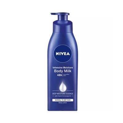Picture of 400 ml  Nivea Intensive Moisture Body Milk Body Lotion International Indian product used for male/ female