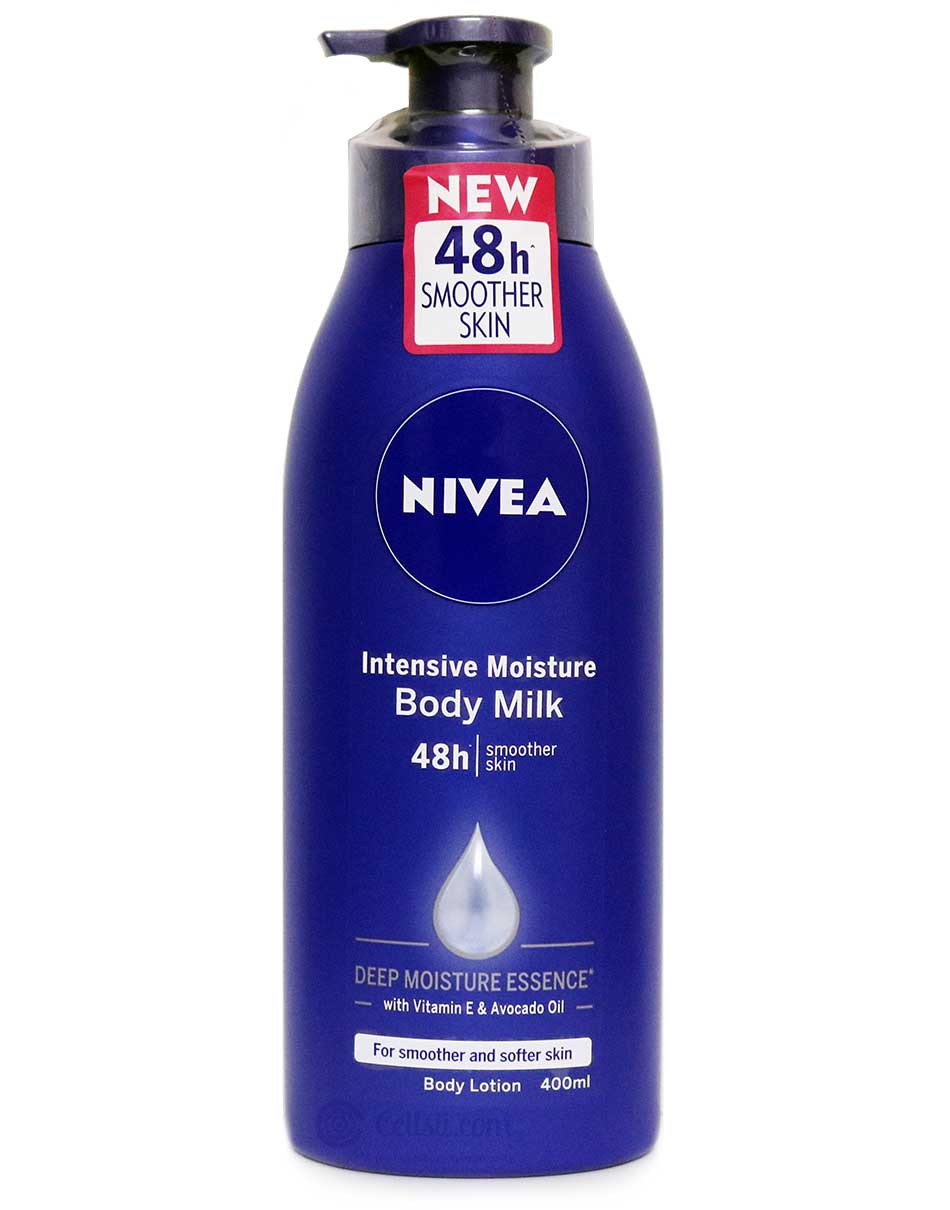 Picture of 400 ml  Nivea Intensive Moisture Body Milk Body Lotion International Indian product used for male/ female