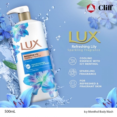 Picture of International Thailand product Skin care Lux Refreshing Lily Shower Gel used for male/female - 500 ml