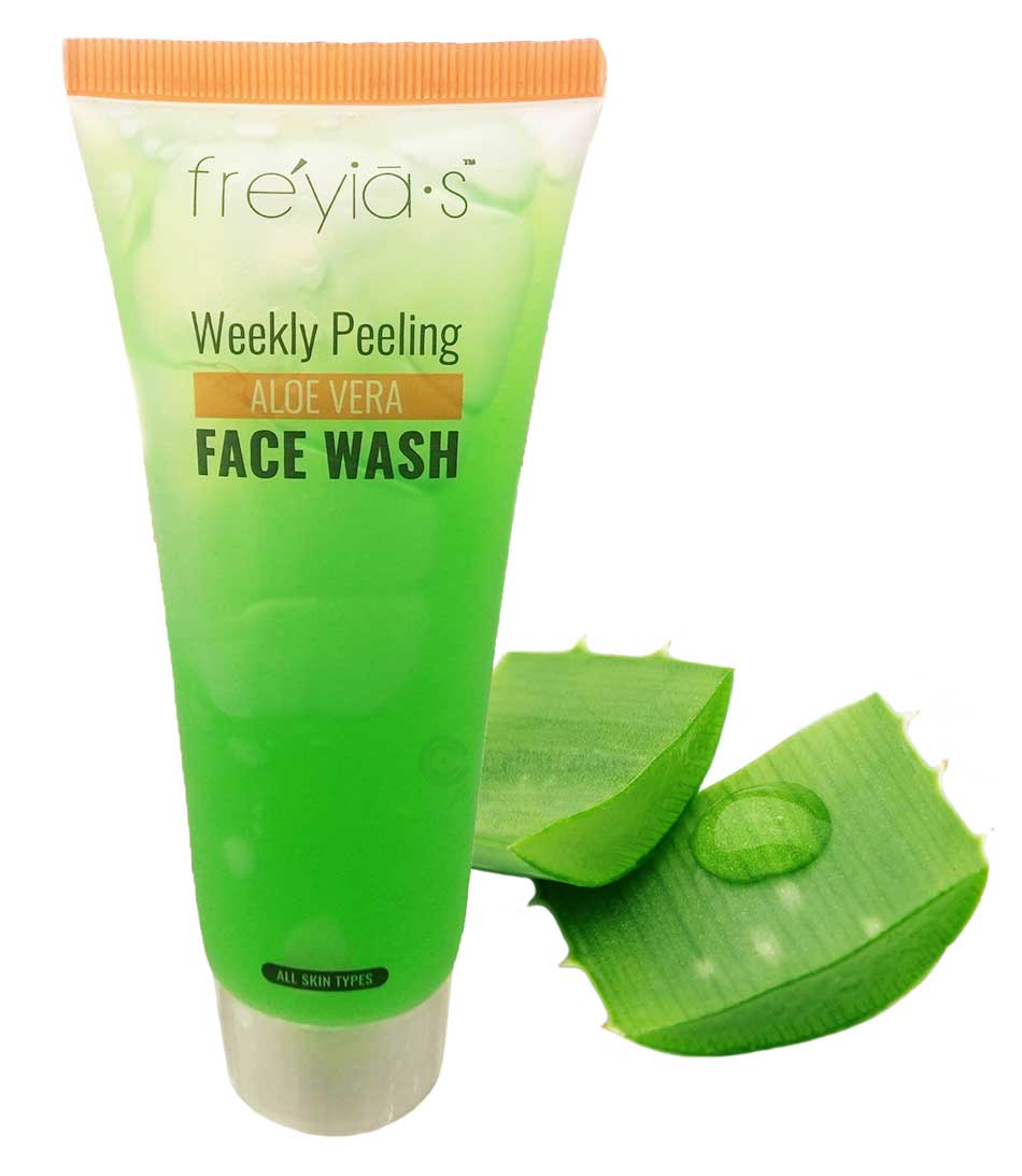 Picture of International Thailand product Skin care Weekly Peeling Aloe Vera face wash used for male/female - 100 ml