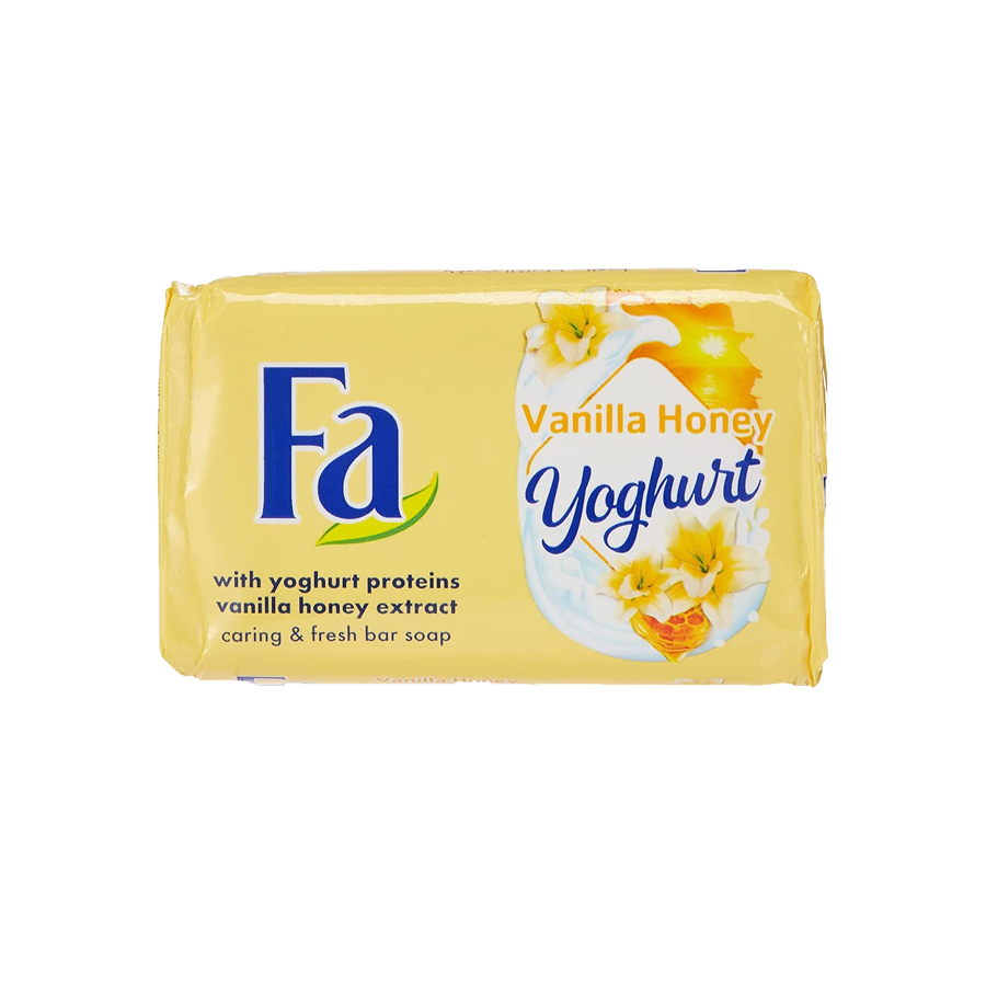 Picture of International Saudi Arabia product Skin care FA Vanila Honey Yoghurt body soap used for male/female - 125 gm