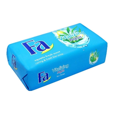 Picture of International Saudi Arabia product Skin care FA body soap Vitalizing Aqua used for male/female - 125 gm