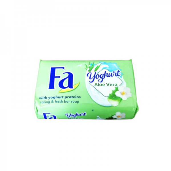 Picture of International Saudi Arabia product Skin care FA Yoghurt Aloe Vera body soap used for male/female - 125 gm