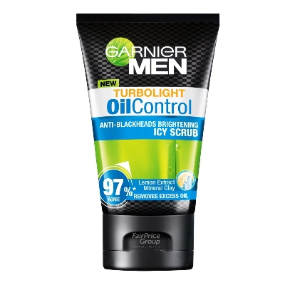 Picture of International European product Skin care Men Turbolight Oil Control Anti Blackheads Brightening Icy Scrub face wash used for male - 100 ml