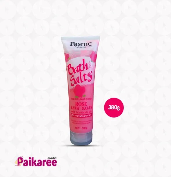Picture of International European country product skin care  Rose Bath Salts used for male/female - 380 gm