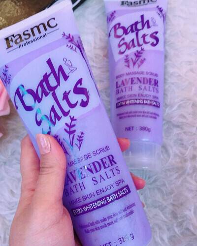 Picture of International European country product skin care Lavender Bath Salts used for male/female - 380 gm