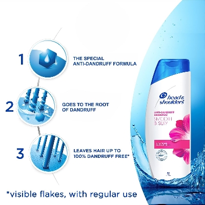 Picture of International European Country product Hair care Smooth & Silky shampoo used for male/ female - 180 ml