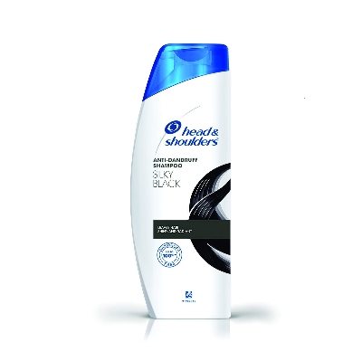 Picture of International European Country product Hair care  Silky Black shampoo used for male/ female - 180 ml